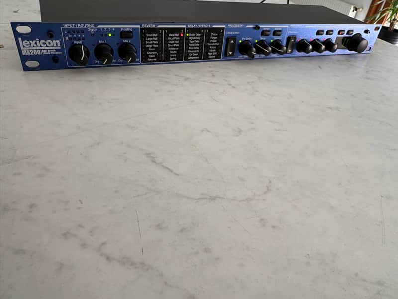 Lexicon MX200 Dual Reverb Effects Processor 2010s - Black image 1