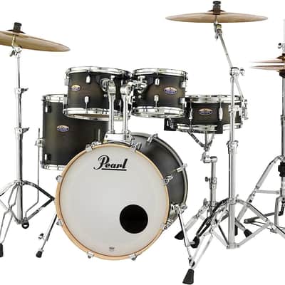 Pearl Decade Maple 5-Piece Shell Pack - Satin Black Burst (DMP905P/C262) image 3