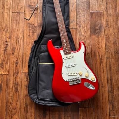 1984 Fender ST-62 Stratocaster ‘E’ Serial 1962 Reissue Candy Apple Red MIJ Fujigen Factory image 16