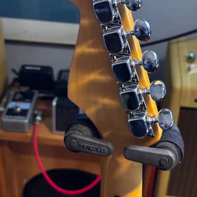 VINTAGE 1975 FERNANDES FTE 70 “BURNY OLDS” TELE  YELLOW SUNBURST ALL ORIGINAL. EXCELLENT CONDITION. MIJ image 8