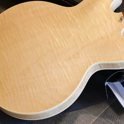 Unplayed! 2023 Gibson Custom Shop 1964 Reissue ES-335 M2M 3x P90 Semi-Hollow Electric Guitar Trans Ebony Black + COA OHSC image 16