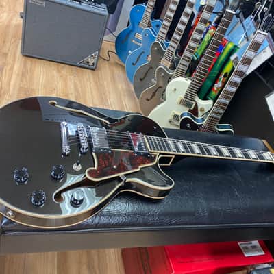D'Angelico Premier SS Semi-Hollow Black Flake image 4