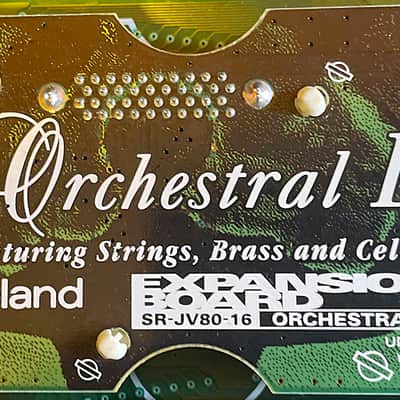 Roland SR-JV80-16 Orchestral II Expansion Board 1990s - Green