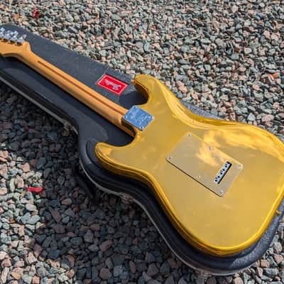 1993 Fender Stratocaster 40th Anniversary Aluminum Anodized Gold Body Limited Edition RARE! image 18