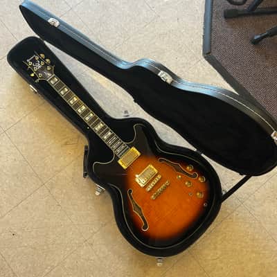 Used 2015 Ibanez JSM-10 John Scofield Signature Vintage Yellow Sunburst with Hardcase image 9
