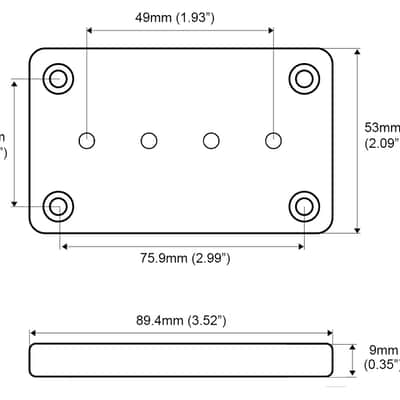 Gibson EB0/EB3 Neck Pickup Chrome Cover 1970 image 7