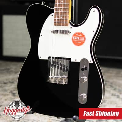 Squier Classic Vibe Baritone Custom Telecaster Electric Guitar - Black image 1