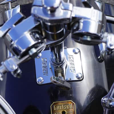 Vintage 1999 Gretsch USA Custom 4pc Maple Shell Pack - Ebony Stain Lacquer | 12, 13, 16, 20" image 17