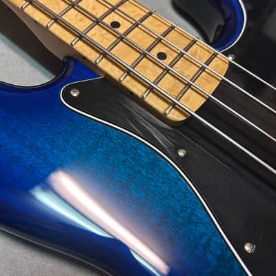 2024 Fender Player II Plus Top Jazz Bass Special Edition Blue Burst Flame image 8