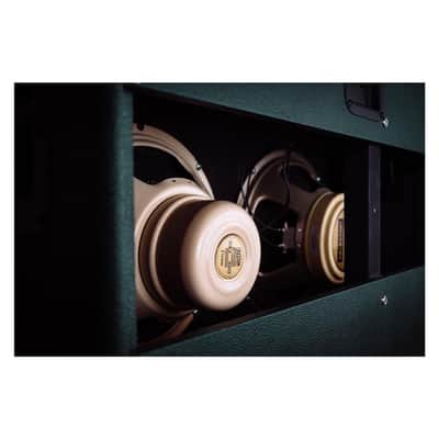 Zilla Studio Pro 2x12 2015 - Black on Green - M Creamback, Alnico Cream image 2