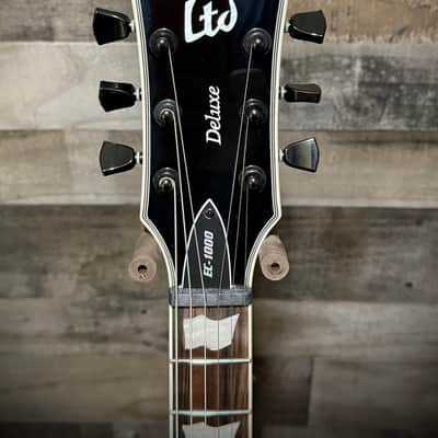 ESP LTD EC-1000S Electric Guitar - Black Fluence (LEC1000SBLKF) image 3