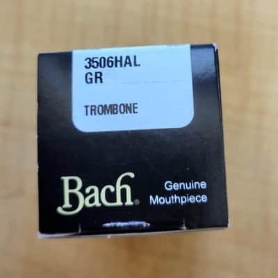 Bach 350 Classic Series Silver-plated Small Shank Trombone Mouthpiece with Gold-plated Rim - 6-1/2AL image 2