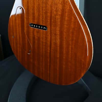 PRS Private Stock #12058 Custom 24 Raspberry Lemon Stripe w/ Reverse Chevron Flame Maple Top image 17