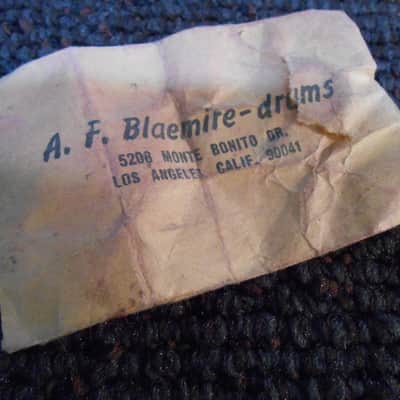 Ludwig, Blaemere Fiberglass, Custom 1969 Blue Sparkle, Beige image 25