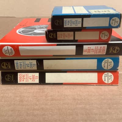 5 x Philips Vintage Reel analog tape vintage recording reels tapes image 5