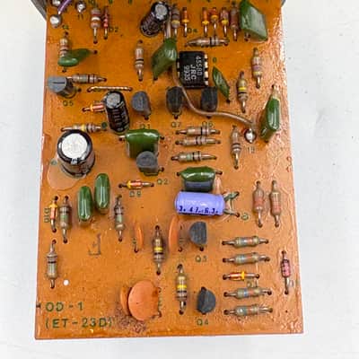 Boss OD-1 Over Drive With Original Box JRC4558D Long Dash Silver Screw 1980 Made in Japan Vintage Guitar Effect Pedal 9200 image 16