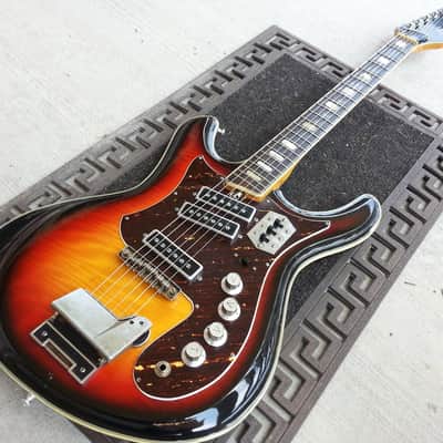 Silvertone 1445 Mosrite Vintage Electric Guitar 1445L Kay Teisco image 1