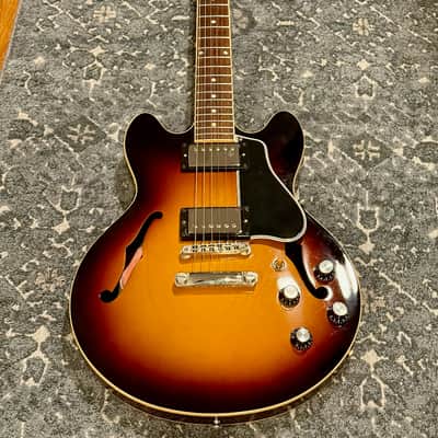 Gibson ES-339 with Dot Inlays 2014 - Antique Vintage Sunburst & Gibson Case image 8