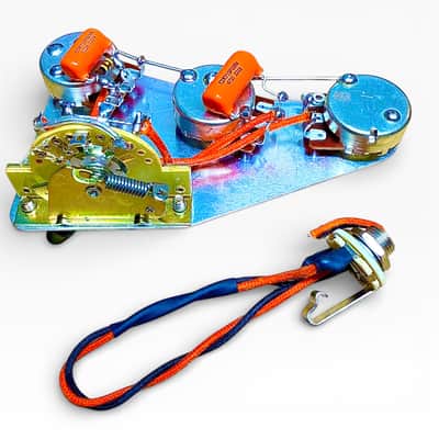 5 way Stratocaster Wiring Harness with Special Tapered Pots image 3