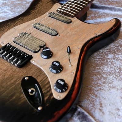 Build to Order GB Liuteria Traditional Strato black relic image 6