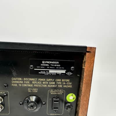 Vintage Pioneer TX-9100 AM/FM Stereo Radio Tuner image 9