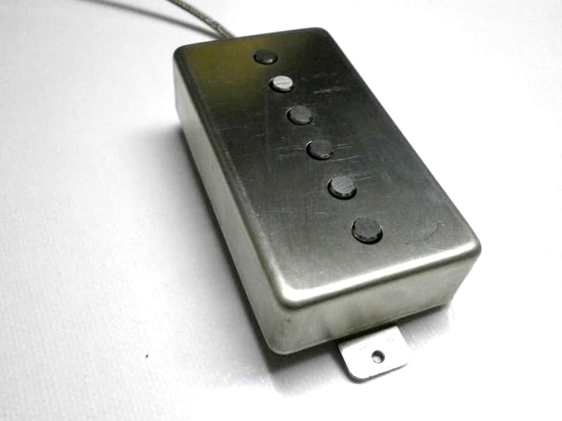 Humbucker Size Hybrid Pickup Strat Tone RAW COVER Alnico 5 ROD Magnets Fender Stratocaster PAF Q image 1