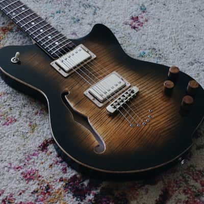 Luxe Procella - Tobacco Burst - Premium Handcrafted Semi-hollow Offset Guitar w/ Lambertones Pickups image 5