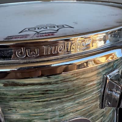 Vintage Rogers Fullerton 10x14" Mounted Tom in Blue Strata w/ TrueHoops (Rm4) image 6