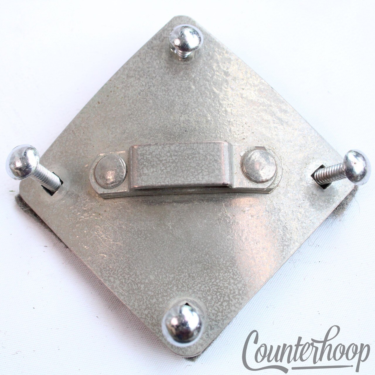 Gretsch Diamond Tom Drum Mount Nickel Plating Felt Vintage 40s Broadkaster USA* — main photograph