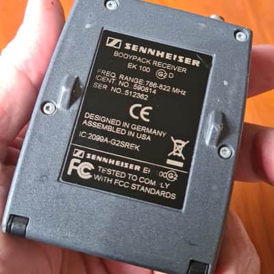 Sennheiser Sennheiser EK100 G2 D Bodypack Receiver – 788–822 MHz – Clean & Reliable image 5