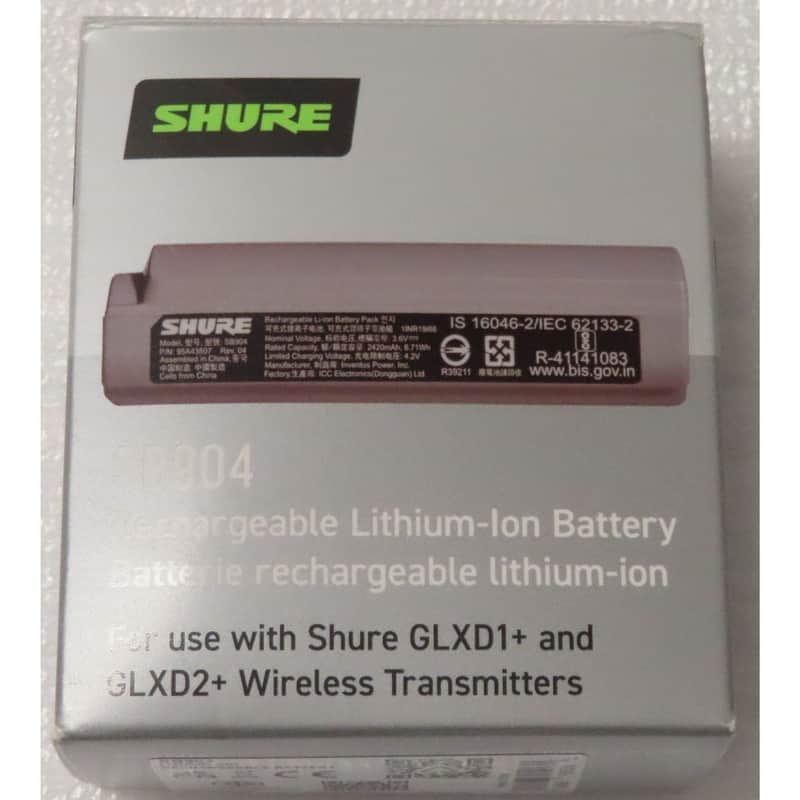 Shure Shure Used SB904 Rechargeable Battery image 1