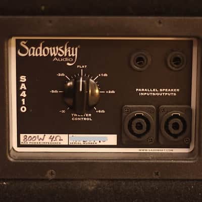 Sadowsky SA410 4x10 Bass Cabinet black/silver image 3