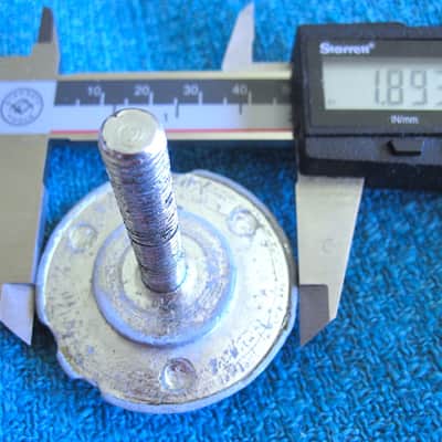 Premier Flat Base Hardware Stand Wing Bolt - Vintage image 3