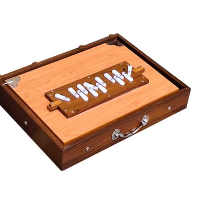 SHRUTI BOX~BIG SIZE (16" X 12" X 3")~13 NOTES~440Hz~MANTRA~CHANT~YOGA~WITH BAG image 11