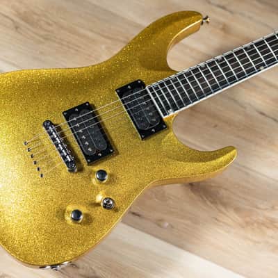 ESP USA Horizon-II Seymour Duncan Guitar w/ Case – Gold Sparkle image 9