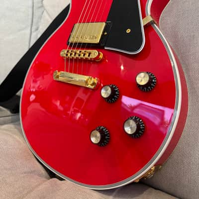 2023 Gibson Custom M2M Les Paul Custom Ferrari Red Bild 9
