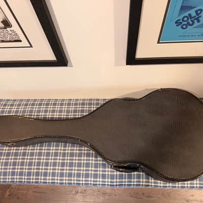 Vintage 1940s Geib Inc. Challenge Alligator Case - Purple Lining - Fits 16" Archtop / Dreadnought image 5