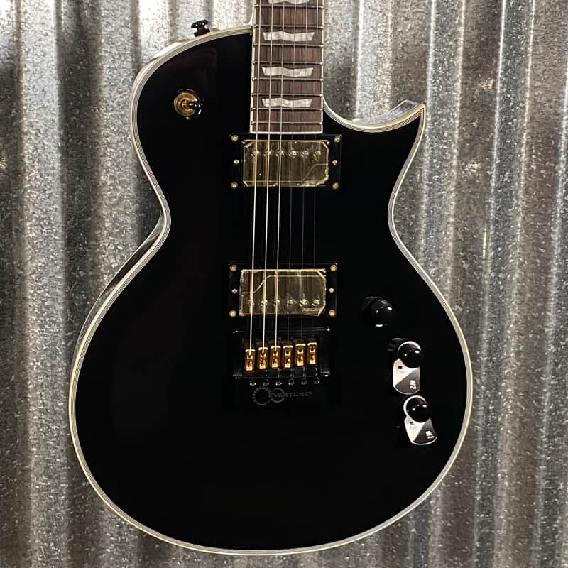 ESP LTD EC-1000T CMT Evertune Black Guitar EC1000TCTMETBLK #2223 Used image 1