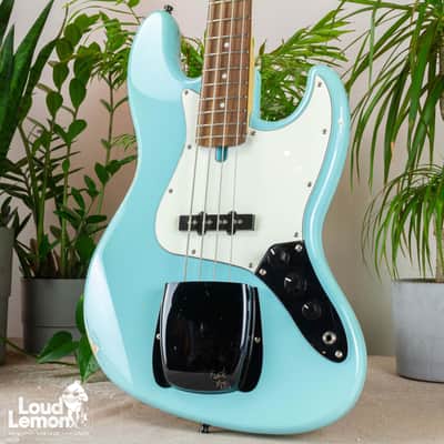 Bacchus BJB-1R Universe Series Jazz Bass 2000s Sonic Blue Relic image 3