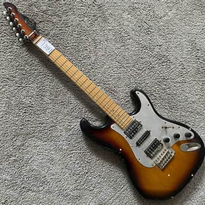 J&D Sunburst HSS Electric Guitar, Solid Basswood Body, Maple Neck, 22 Frets Fingerboard image 16
