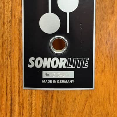 Sonor Lite LD547x Snare Drum 14" x 7,25" 1985 - Genuine Rosewood Veneer image 3