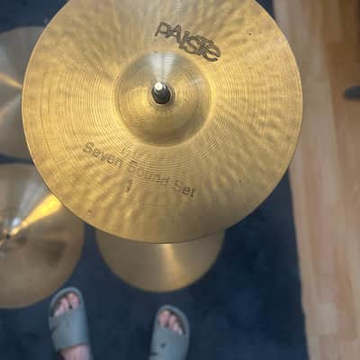 Paiste 8" Formula 602 Seven Sound Set 1 Bell Cymbal 1967 - 1977 - Traditional image 2