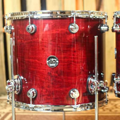 DW Performance Cherry Stain 5pc Drum Set - 18x22, 8x10, 9x12, 12x14,14x16 image 7
