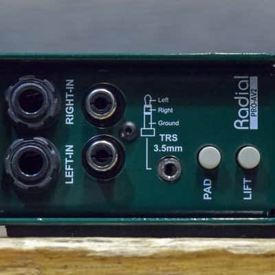Radial Engineering PRO-AV2 Dual Channel (Stereo) Multi-Media Passive Direct Box image 2