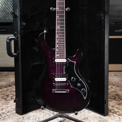 Gibson Victory Figured Top Electric Guitar - Dark Purple Burst with Hardshell Case image 12