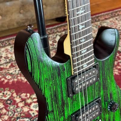 PRS SE CE24 Sandblasted Limited Edition Green - incl. Gigbag 3,211 kg - NEW image 5