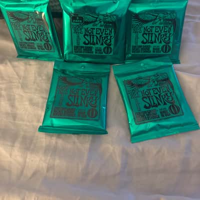 7 packs of Ernie Ball 2626 Not Even Slinky Guitar Strings (12 - 56) NEW image 3