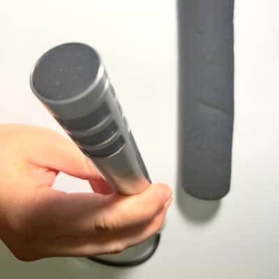 Panasonic WV-MC31 Electret Condenser Directional Microphone Vintage WV-MC31 80s - silver image 3