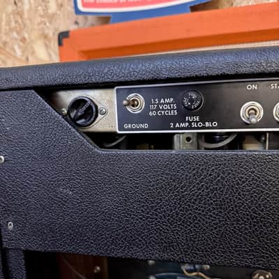 Vintage 1964 Fender Concert USA Blackface 4x10 Valve Amplifier Combo *1960s* image 7