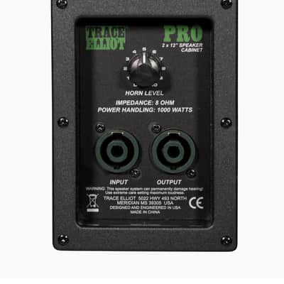 Trace Elliot Trace Pro 1000-Watt 2x12" Bass Speaker Cabinet 2023 - Present - Black image 3